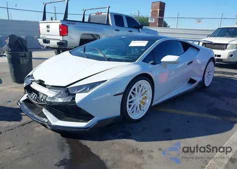 2015 Lamborghini Huracan z USA, uszkodzony, nr VIN ZHWUC1ZF8FLA03249